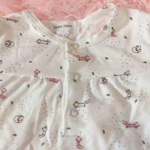 Angel Dear Fox print romper!